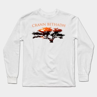 Crann Bethadh- Tree of Life Long Sleeve T-Shirt